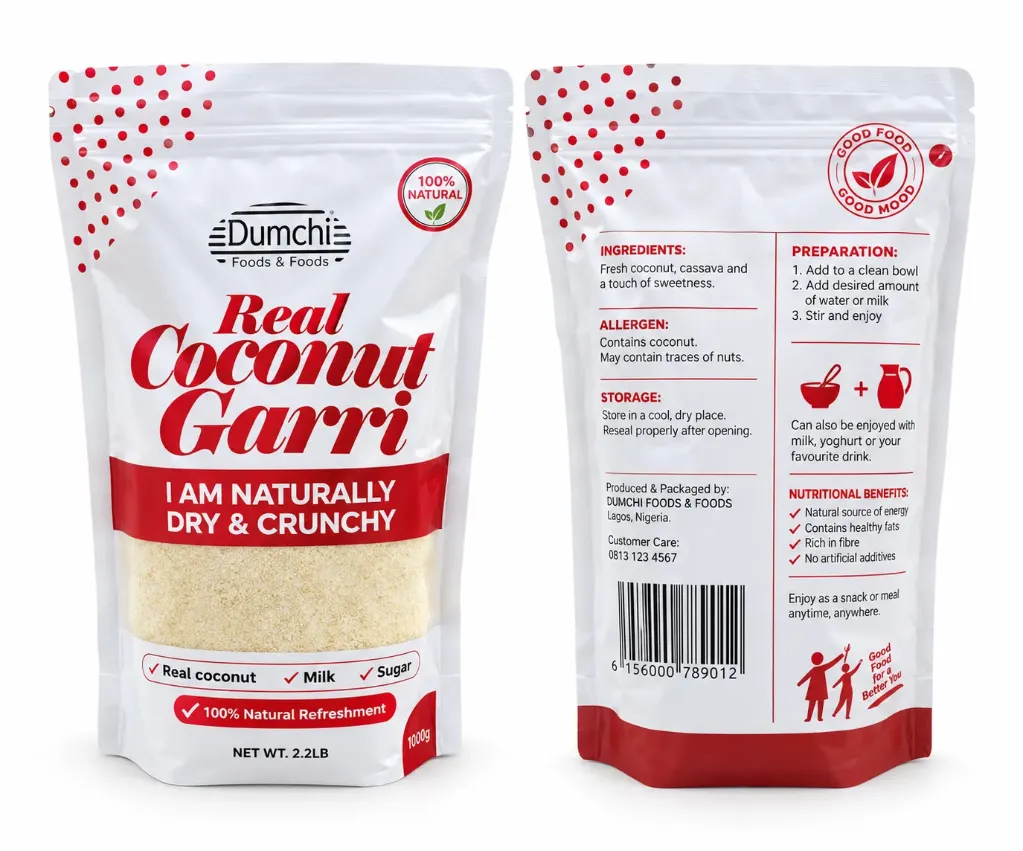 [CMB-181] Garri with Groundnut Crunch 1kg