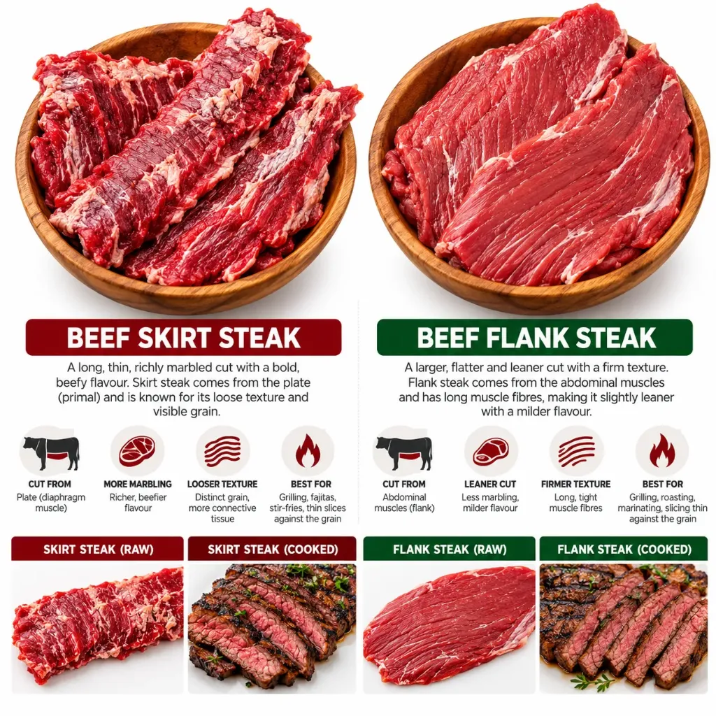 Beef Steak: Skirt | Flank